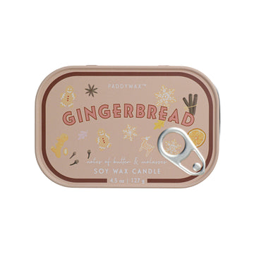 Bistro 4.5 OZ Printed Tin - Gingerbread