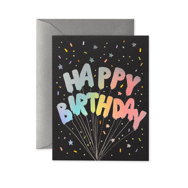 Single Card - Mylar Birthday Balloons