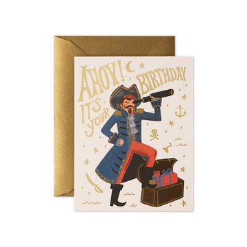 Rifle Paper Co - Single Card - Pirate Birthday
