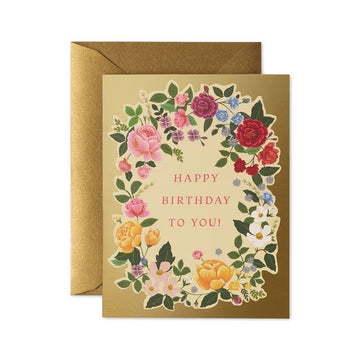 Rifle Paper Co - Greeting Card - Botanical Birthday