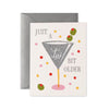 Rifle Paper Co - Greeting Card - Just a 'Tini Bit Older Birthday