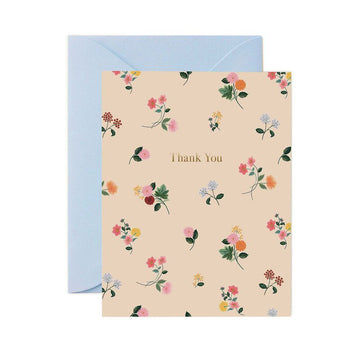 Rifle Paper Co - Single Card - Ditsy Dahlia Thank You