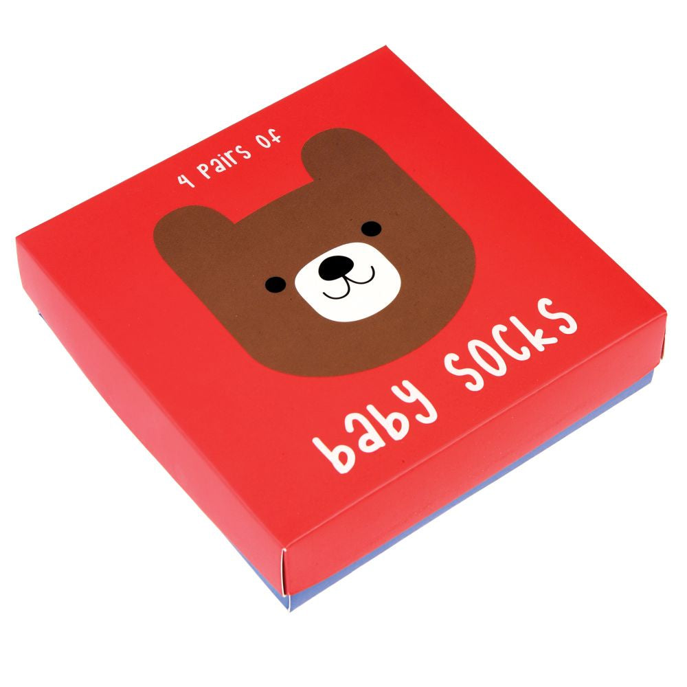 Baby socks 4 Pairs – Bear