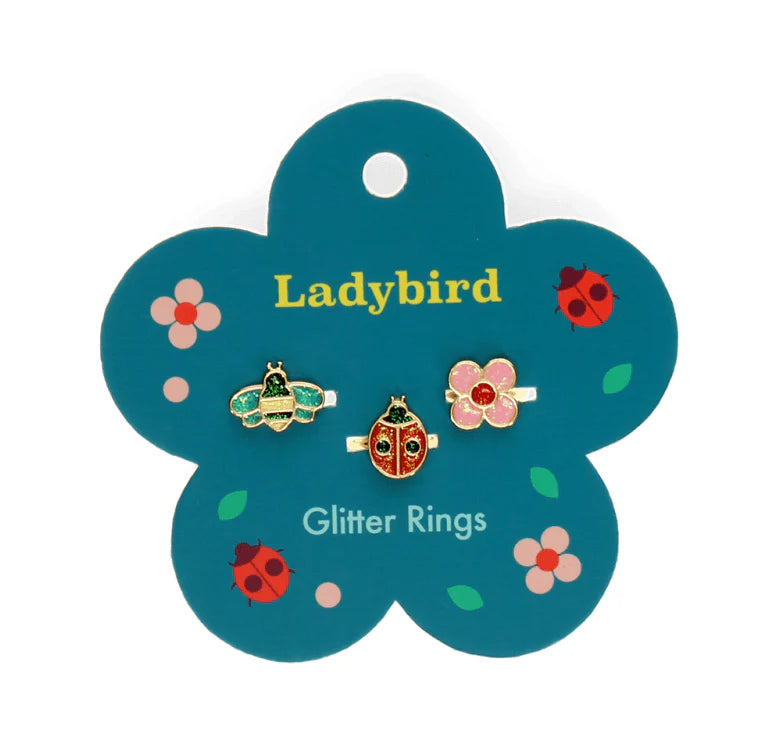 Glitter Rings/3 - Ladybird