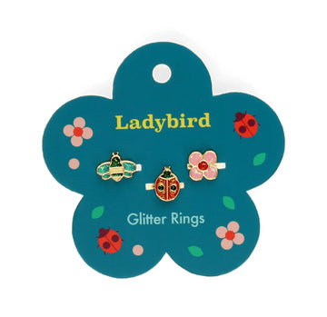 Glitter Rings/3 - Ladybird