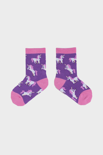 Kids Unicorn Socks Ages 2 - 4