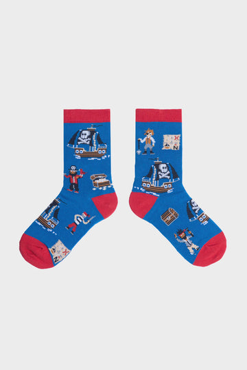Pirate Socks Ages 4 - 6