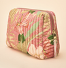 Quilted Washbag - Delicate Tropical - Candy