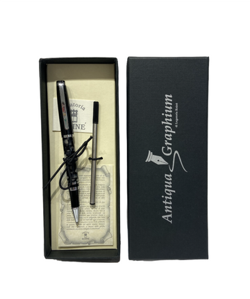 Pen - Rollerball Black Marble