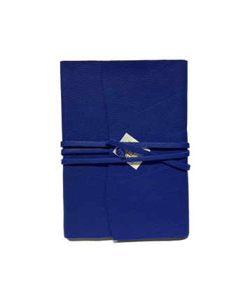 Wrap Leather Journal Medioevalis - Royal Blue Large 17 * 25cm