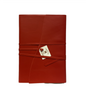 Wrap Leather Journal Medioevalis Red Large