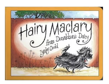 Hairy Maclary from Donaldson's Dairy.