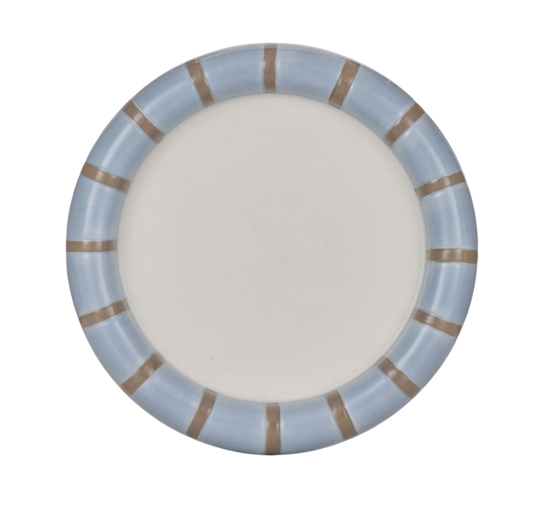 Astrid Stripe Dish Blue - Large