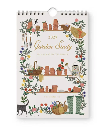 Rifle Paper Co - 2027 Kitchen Calendar (6x9) - Garden Study