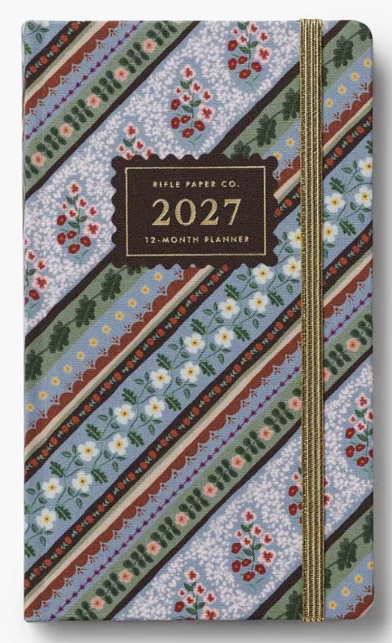 Rifle Paper Co - 2027 Weekly 12-Month Hardcover Pocket Planner - Paisley