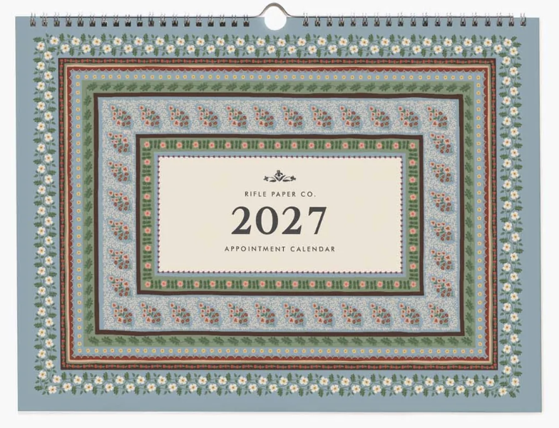 Rifle Paper Co - 2027 Appointment Calendar - Paisley