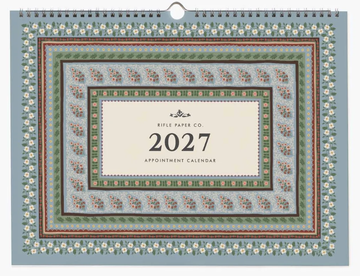 Rifle Paper Co - 2027 Appointment Calendar - Paisley