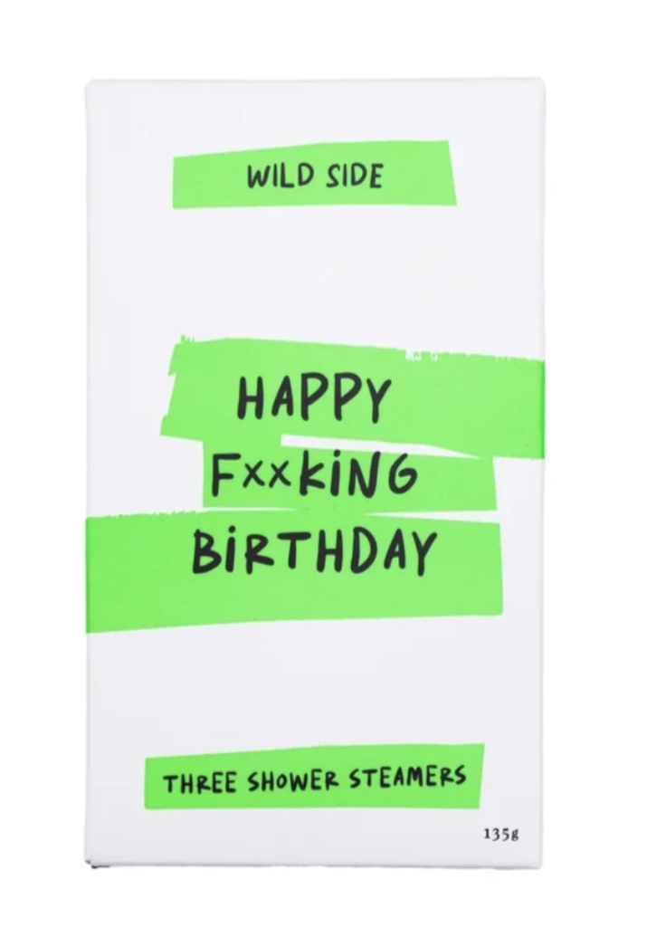 Happy F**king Birthday Shower Steamer Three Pack