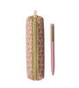 Pen & Pouch Set - Pink Vintage Floral