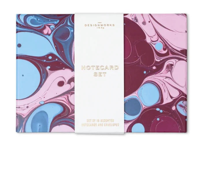 Notecard Set - Marble
