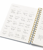 Papier - 2027 Weekly Diary - Softcover Spiral - Trellis - 7x9