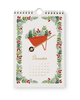 Rifle Paper Co - 2027 Kitchen Calendar (6x9) - Garden Study