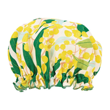 Shower Cap - Linen Cotton - Golden Wattle