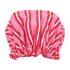 Shower Cap - Red Pink Stripe