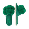 Pom Pom Slippers - Cosy Luxe - Emerald