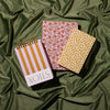 Soft Touch Journal - Ochre Groovy Floral