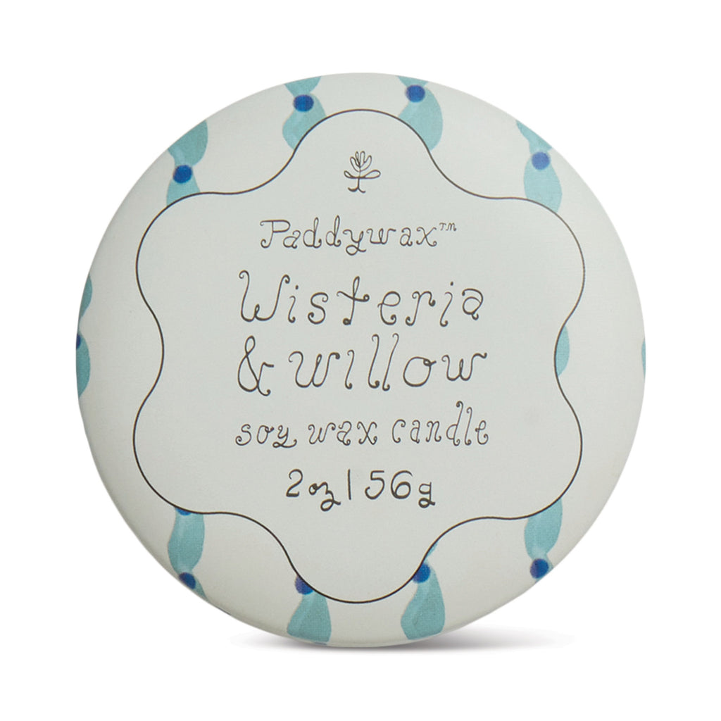 Tulip 2oz/56g Printed Tin Candle - Wisteria & Willow