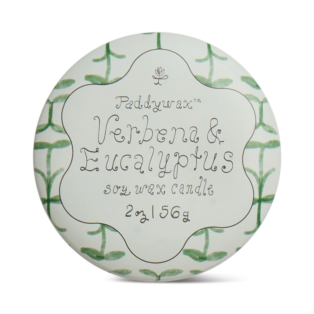 Tulip 2oz/56g Printed Tin Candle - Verbena & Lemongrass