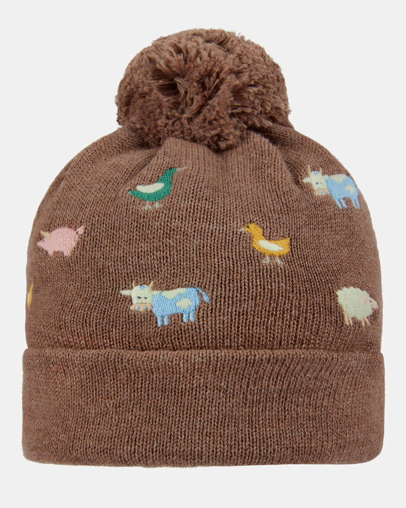 Organic Beanie Mystical/ Farm Buddies / S
