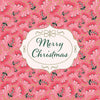 Christmas Card Wallet-BCNA-Vintage Pink Christmas