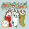 Christmas Card Wallet-CMRI-Cheeky Puppies
