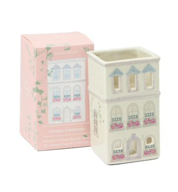 Incense Ceramic House Painted No. 09 - Parisian Townhouse
