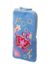 Velvet Sunglasses Pouch - Seafaring Crab Cornflower
