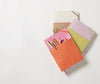 Vegan Leather Pocket Journal - Pink + Chili