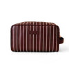 Merlot Pinstripe Wash Bag