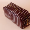 Merlot Pinstripe Wash Bag