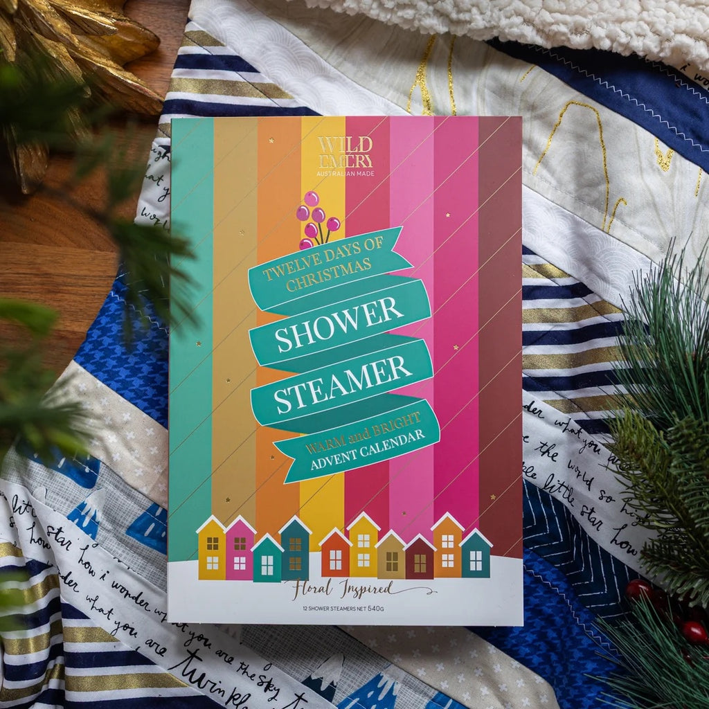 Warm And Bright 12 Days of Christmas Shower Steamer Advent Calendar