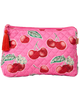 Cherry Blossom Quilted Cotton Toiletry Purse