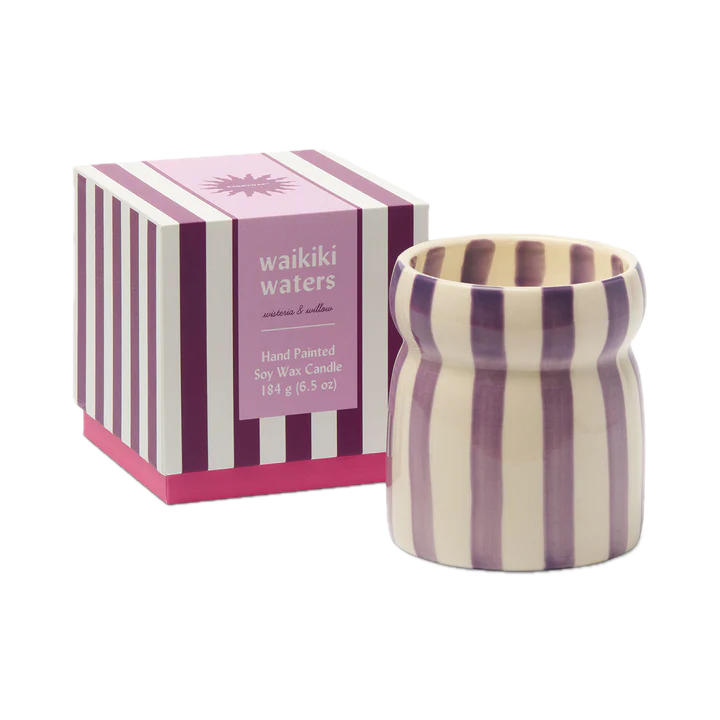 Cabana Candle - Waikiki Waters (Wisteria Willow)