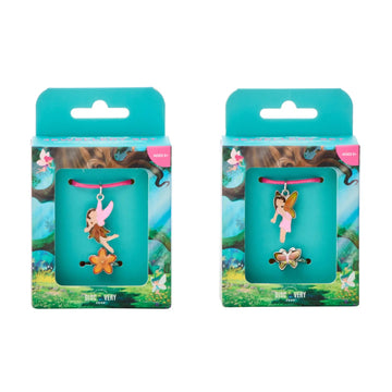 Mood Ring & Necklace 2pcs Set - Fairy Assorted