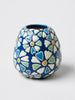 Pollen Blue Daisy Vase
