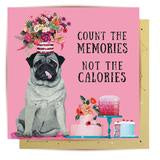 Card - Calorie Counter Pug