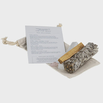 Love and Light Cleansing Set with Rose Quartz