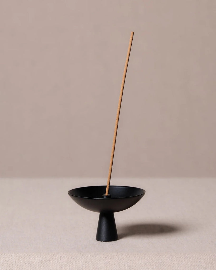Saturn Incense Holder Black Finish