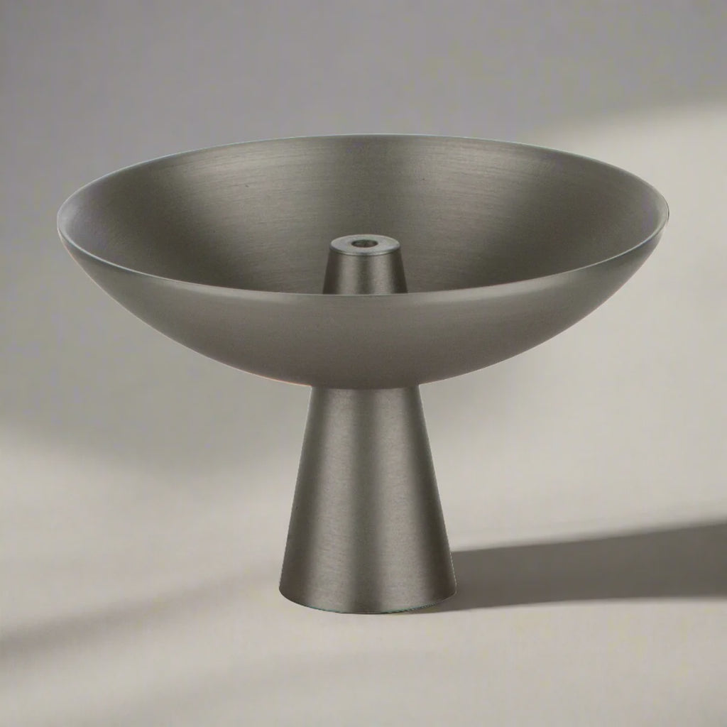 Alta Saturn Incense Holder Nickel Finish