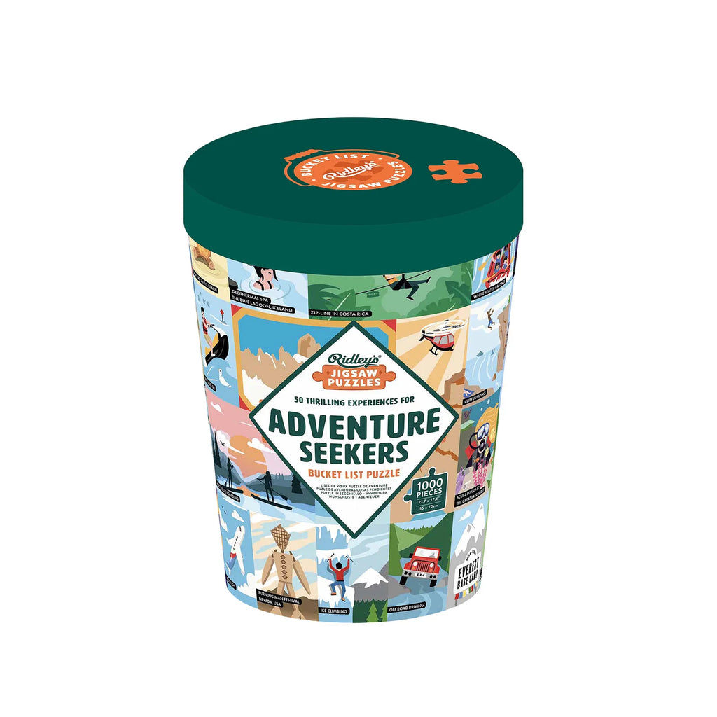Ridley's Adventure Seekers 1000-piece Bucket List Jigsaw Puzzle